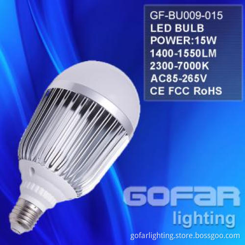 15W LED Bulb Light CE/RoHS/FCC Ultra bright